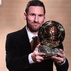 Los seis retos de Messi después del sexto Balón de Oro