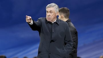 Carlo Ancelotti, entrenador del Real Madrid.