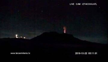 Imagen de supuesta fumarola del Iztaccihuatl sorprende a México