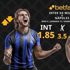 Inter de Milán vs. SSC Nápoles: horario, dónde ver, pronósticos y clasificación
