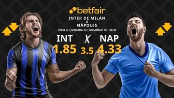 Inter de Milán vs. SSC Nápoles: horario, dónde ver, pronósticos y clasificación