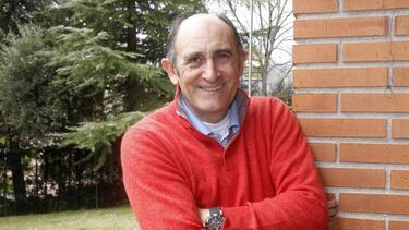Jos¨¦ Mart¨ªnez Pirri, exjugador del Real Madrid y actual Presidente de Honor del equipo blanco.