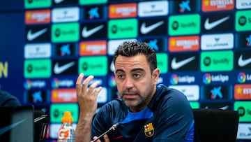 Xavi Hernández, entrenador del Barcelona