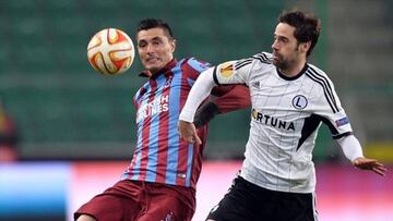 I&ntilde;aki Astiz, con el Legia Varsovia.