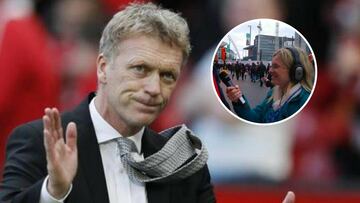 Moyes a una reportera: "Te puedes llevar una bofetada aunque seas mujer"