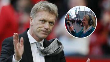 Moyes a una reportera: "Te puedes llevar una bofetada aunque seas mujer"