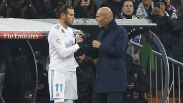 Zidane dio minutos el martes a Bale, pero le reservará en Bilbao para evitar una recaída.