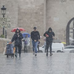 Se acaba el tiempo veraniego: llegan lluvias y granizo