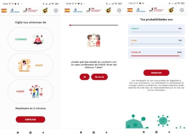 ¿COVID, gripe o catarro? Esta app te dice a qué corresponden tus síntomas