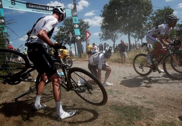 Caída de Chris Froome