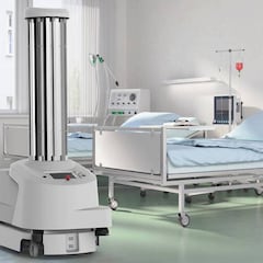 Robots ultravioleta, los nuevos aliados de Europa contra el coronavirus