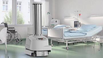 Robots ultravioleta, los nuevos aliados de Europa contra el coronavirus