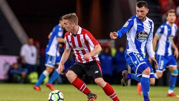 Iker Muniain ante el Deportivo.