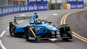 Buemi en Hong Kong.