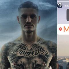 Icardi manda un guiño al Madrid en Instagram