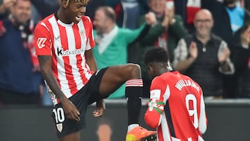 13/04/25 PARTIDO PRIMERA DIVISION
ATHLETIC BILBAO - RAYO VALLECANO
SEGUNDO GOL NICO WILLIAMS 2-1 ALEGRIA IÑAKI WILLIAMS