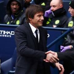 Conte se deshace en elogios hacia Guardiola: "Es el mejor"