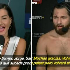 El enternecedor gesto de amor que la periodista sacó al fornido luchador de UFC tras perder