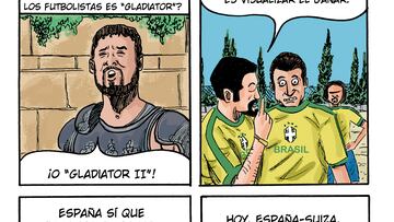 ‘Furbo’ y un España-Suiza de gladiadores