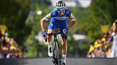 Julian Alaphilippe durante la tercera etapa del Tour de Francia