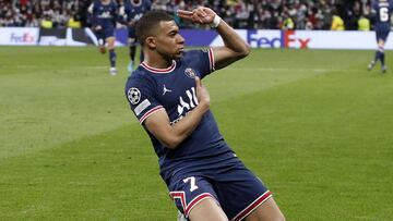 09/03/22 PARTIDO CHAMPIONS LEAGUE VUELTA OCTAVOS
REAL MADRID - PSG PARIS SAINT GERMAIN
PRIMER GOL MBAPPE 0-1 ALEGRIA