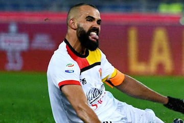 Sandro, en un partido con el Benevento la pasada temporada.