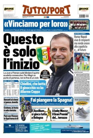 Portadas de la prensa mundial