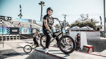 Logró medalla de plata en Lima 2019, fue segunda en el Mundial de BMX y clasificó a Tokio 2020.