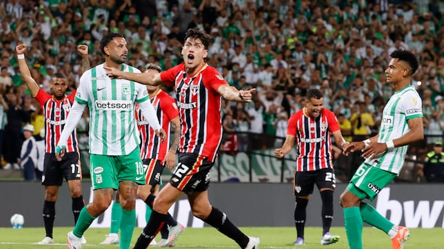 Cardona erra dos penales y Nacional iguala con Sao Paulo