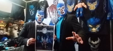 Blue Demon jr. tendrá cómic y presentó al continuador de su leyenda