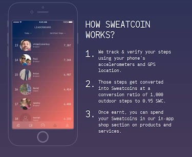 Sweatcoin, la app que te paga por cada paso andado