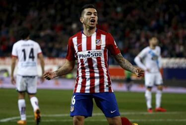 Correa marcó ante el Granada su primer gol en Liga como titular