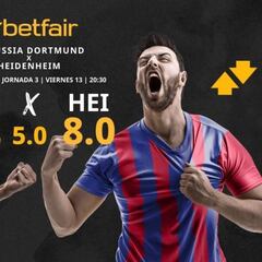 Borussia Dortmund vs. FC Heidenheim: horario, TV, pronósticos, estadísticas y clasificación