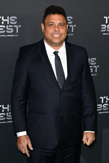 Ronaldo Nazario, a su llegada a la ceremonia de los premios The Best.