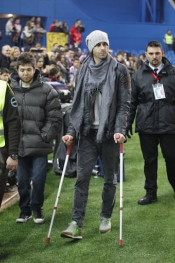 Tiago no se quiso perder el partido.