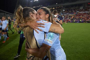 Marta Cardona, tras acabar el partido ante Dinamarca.