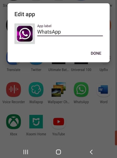 Cómo cambiar el icono de WhatsApp a violeta por el 8M en el móvil y el de otras apps