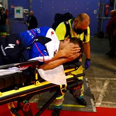 Dura caída de Stijn Steels en los Seis Días de Gante