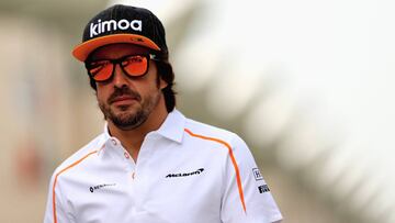 Fernando Alonso en Bahrain.