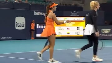 La superioridad de la joven quedó demostrada no solo en el juego.