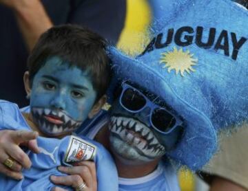 Colombia-Uruguay en imágenes