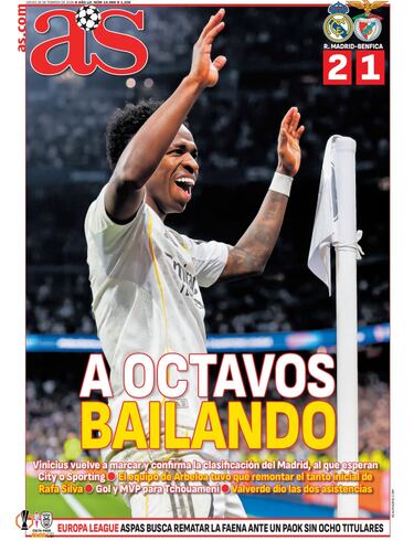 Las portadas de AS de febrero