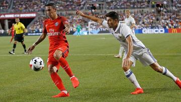 Enzo Zidane debutó el miércoles con el primer equipo en Columbus.