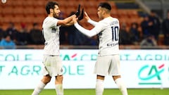 Doblete de Lautaro y un gol de Icardi en la goleada del Inter