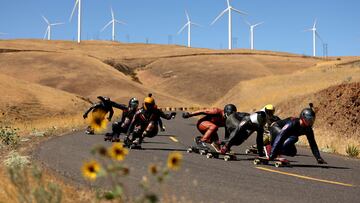 Skate en el Maryhill Loops Road de Washington