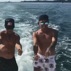 El 'videoclip' playero de Roco y Rodríguez en sus vacaciones