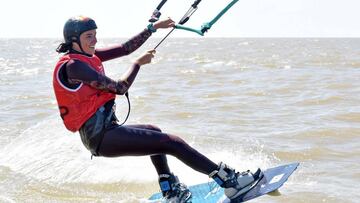 Nina Font logró la medalla de plata en kiteboard femenino