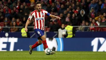 Koke, con el Atl&eacute;tico. 