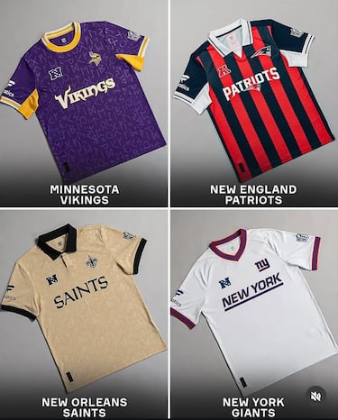 NFL jerseys get a soccer makeover: Check out these retro looks for the 32 teams