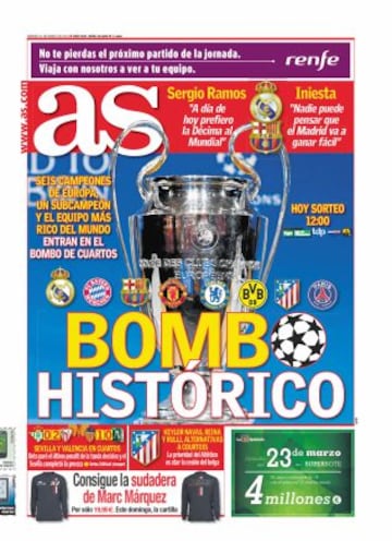 Las portadas de AS de marzo